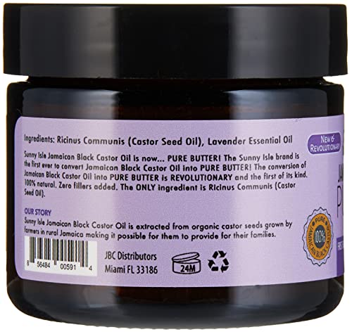 Sunny Isle Lavender Jamaican Black Castor Oil Pure Butter 2oz