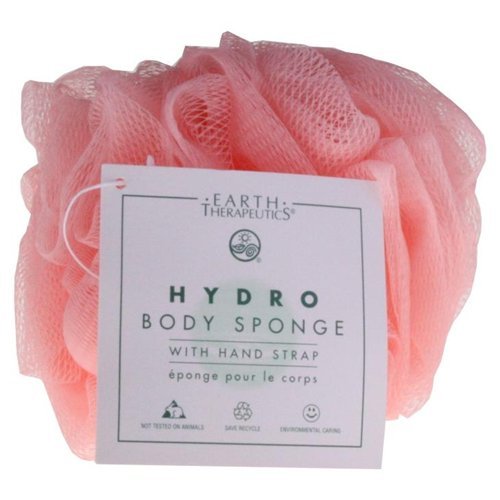 Earth Therapeutics Hydro Bdy Sponge Peach Ct2 Beauty and Personal Care Earth Therapeutics