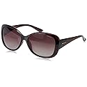 Polaroid Sunglasses Women's P8317/S Butterfly Sunglasses, Havana, 58 mm