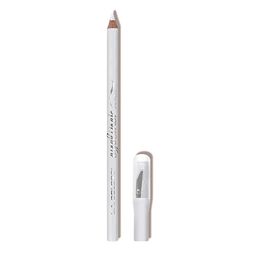 L.A. COLORS On Point Eyeliner Pencil, White CP626
