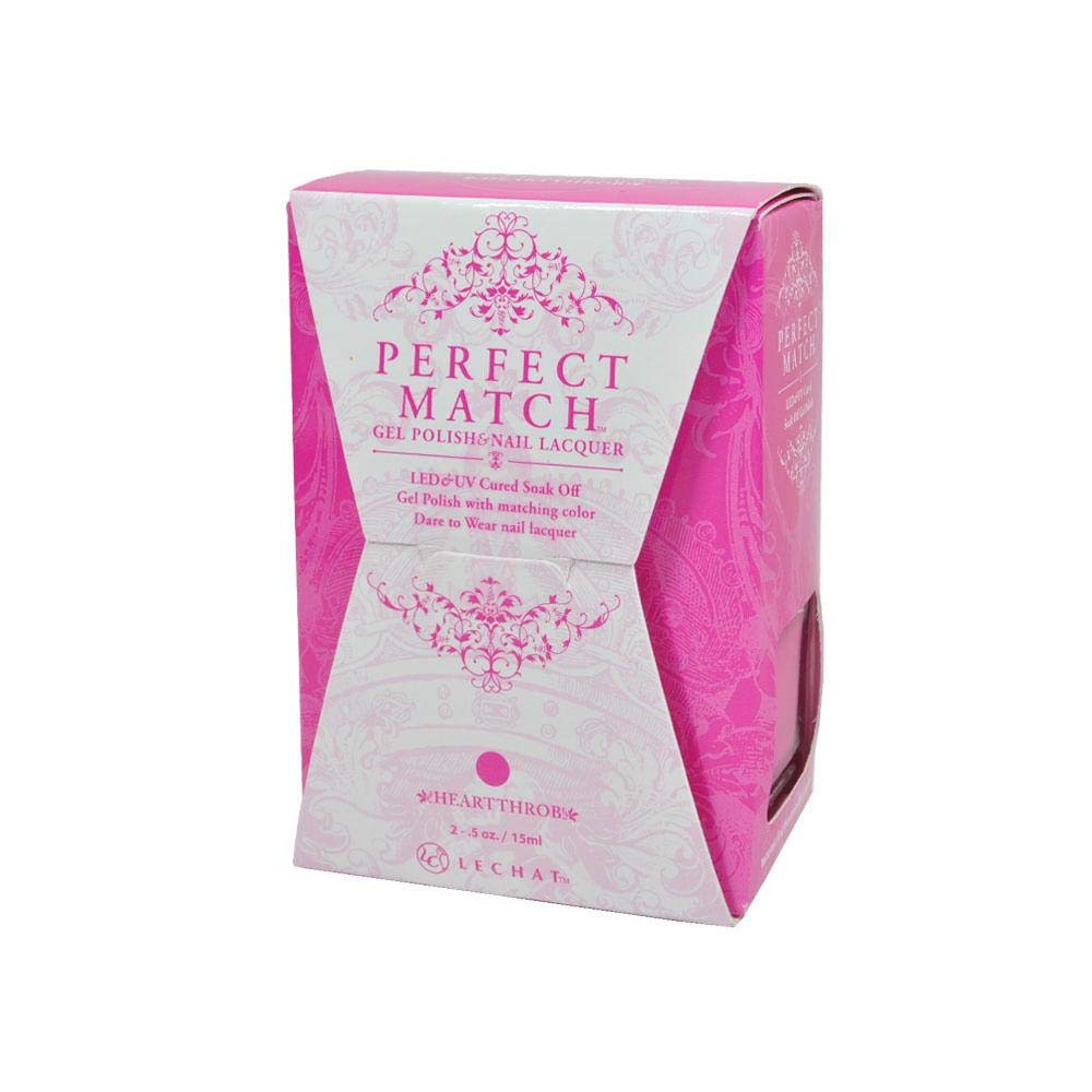 LeChat Perfect Match - Soak off Gel + Matching Nail Polish - (PMS#200 - HEART THROB) Beauty & Personal Care LECHAT