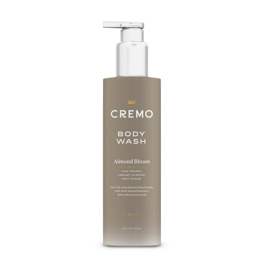 Cremo Skin Moisturizing Almond Bloom Women's Body Wash, Notes of Spicy Pink Pepper, Creamy Almond, and Soft Suede, 16 Fl Oz Beauty & Personal Care Cremo