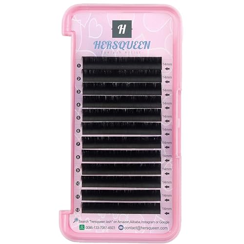 Individual Eyelashes Extensions .07 C Curl D Curl Salon Tray Russian Volume Lash Tray False Eyelashes Korean imported Faux Mink Silk Lash Semi