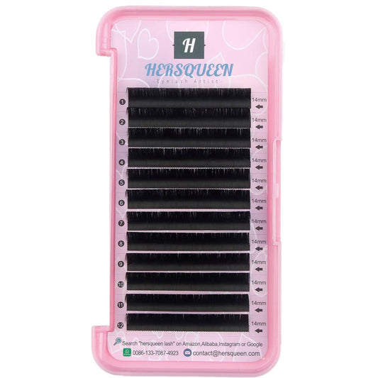 Individual Eyelash Mix Length Salon Tray .15 C Curl D Curl Professional Silk Lash Russian Volume Lash Extensions Faux Mink False Lash Individual