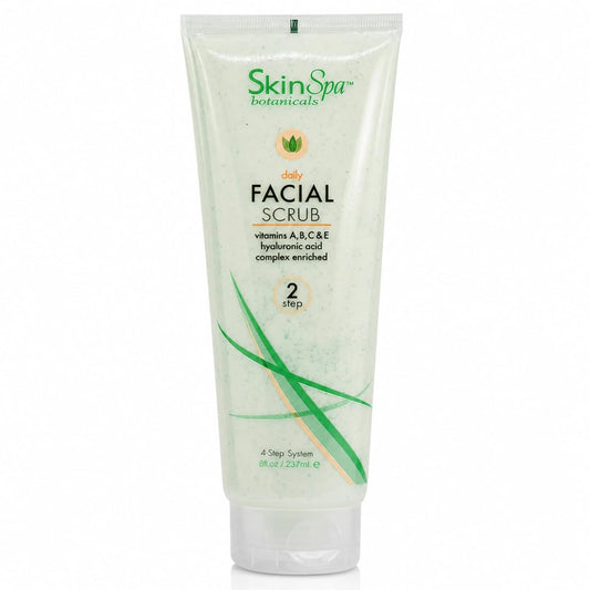 SKIN SPA Exfoliating Face Scrub - Pumice, Hyaluronic Acid, Retinol & Aloe Vera | 3-in-1 Cleanser, Exfoliant & Treatment for All Skin Types |