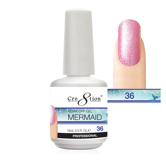 Cre8tion - Mermaid Collection Soak Off Gel 15mL | MM36 Beauty & Personal Care Cre8tion