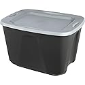 HOME PROD STORAGE 18 Gallon Black Tote