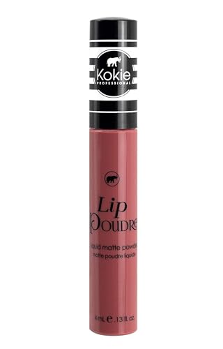 Kokie Cosmetics Lip Poudre Liquid Lip Powder, Infamous, 0.13 Fluid Ounce