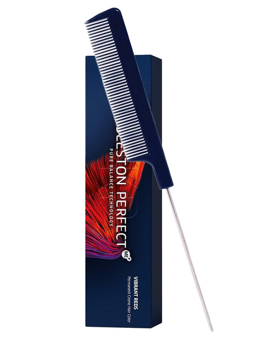 Koleston Perfect ME+ 44/65 Intense Medium Brown/Violet Red-Violet Hair Color | Permanent Creme Hair Dye 2oz and M Hair Designs Tail Comb (Bundle) Beauty & Personal Care M Hair Designs