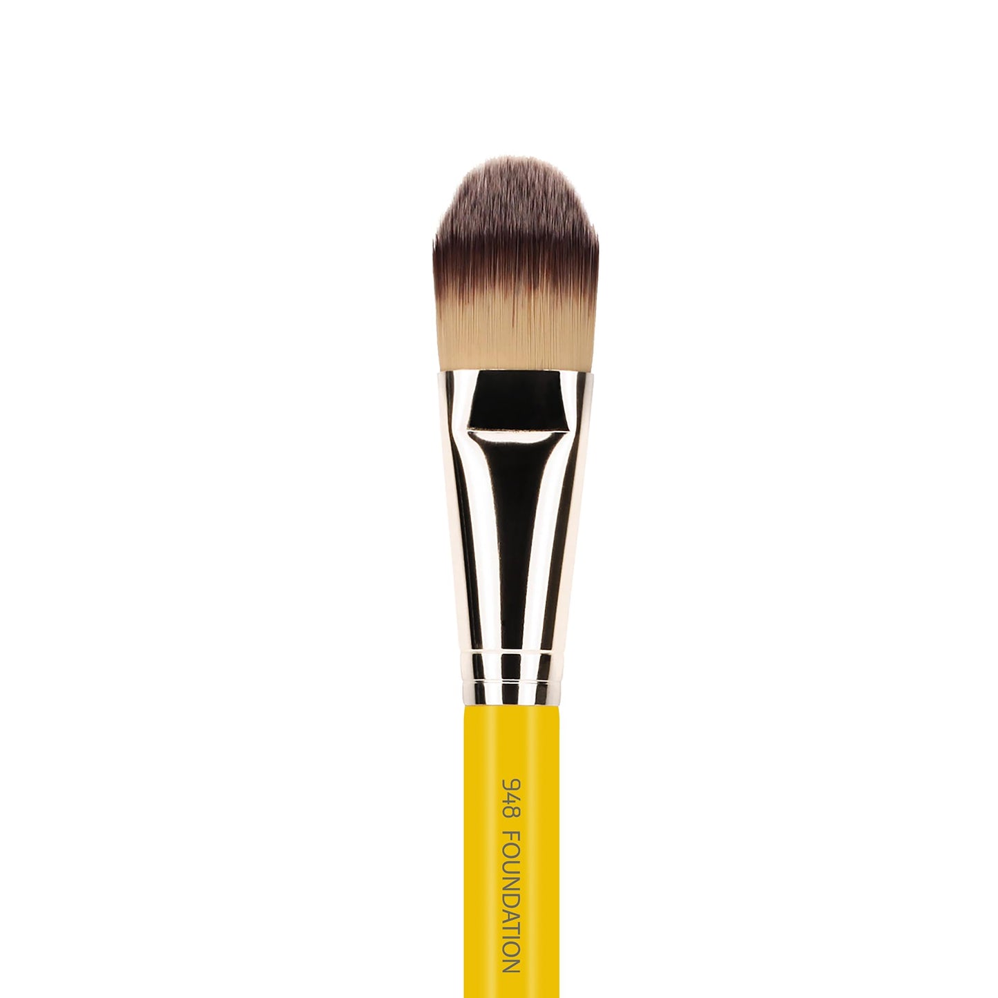 Bdellium Tools Professional Makeup Brush - Studio Series 948 Foundation - With Soft Synthetic Fibers, For Foundation & Concealing (Yellow, 1pc)