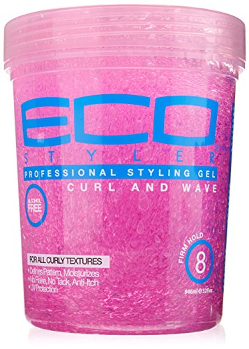 Ecoco Eco Style Hair Gel - Curl And Wave - Anti-Itch, Alcohol-Free Formula - Perfect Hold For Angled Or Tapered Sides - Ideal For Wavy Hair - No
