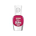 Sally Hansen Good. Kind. Pure. Nail Polish | Plant-Based, Vegan, 16-Free Formula | Opaque, Shiny | 291 Passion Flower | Bright Pink Nail Color
