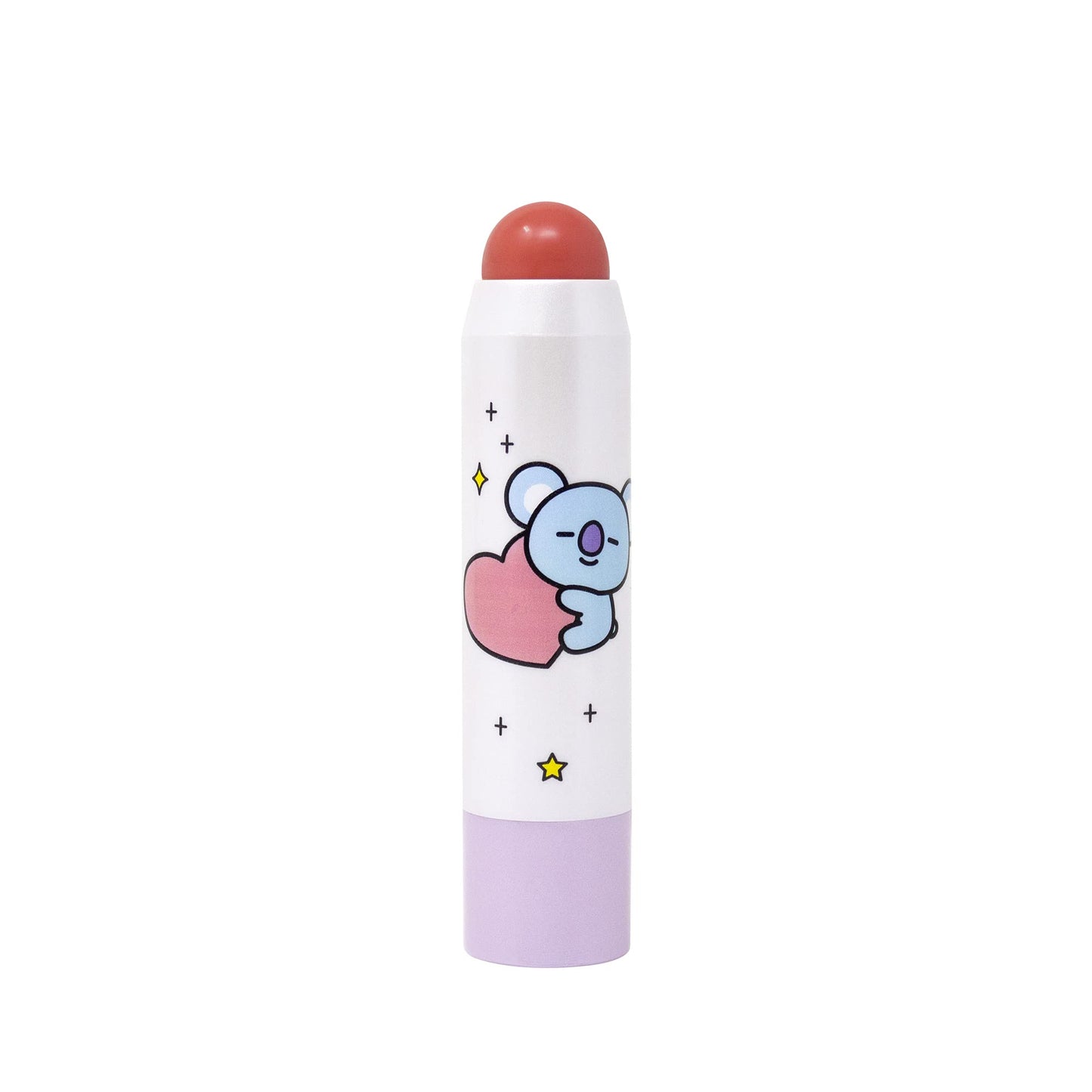 The Crème Shop BT21 Lip + Cheek Chic Stick | Tinted Essence Stick (Enriched with Hyaluronic Acid & Vitamin E) - Rose & Doze (KOYA)