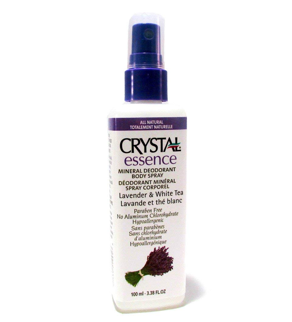 Crystal Essence Deodorant Spray, Lavender & White Tea, 4 oz Beauty and Personal Care Crystal Essence