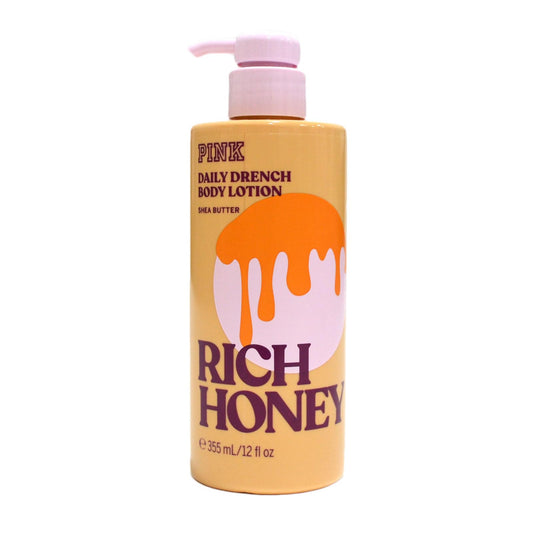 Victoria's Secret Pink Daily Drench Body Lotion 12 Fl Oz (Rich Honey)