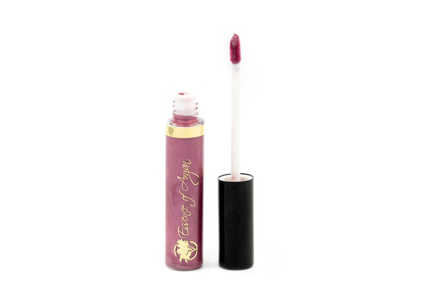 Essence Of Argan Pink Lip Gloss with Moroccan Argan Oil - Matte Finish Plumping Lip Gloss for Dry & Cracked Lips - Hydrating Moisturizer for Chapped