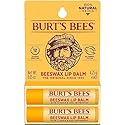 Burt's Bees Lip Balm - Original Beeswax, Lip Moisturizer With Responsibly Sourced Beeswax, Tint-Free, Natural Origin Conditioning Treatment, 2 Tubes