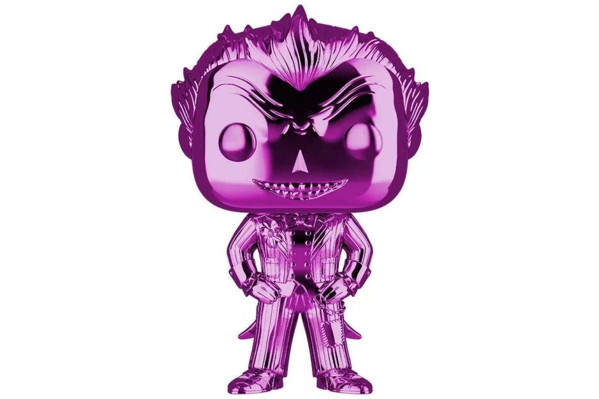 Funko POP! Heroes: DC Comics Batman Arkham Asylum - The Joker (Purple Chrome) (NYCC Debut)