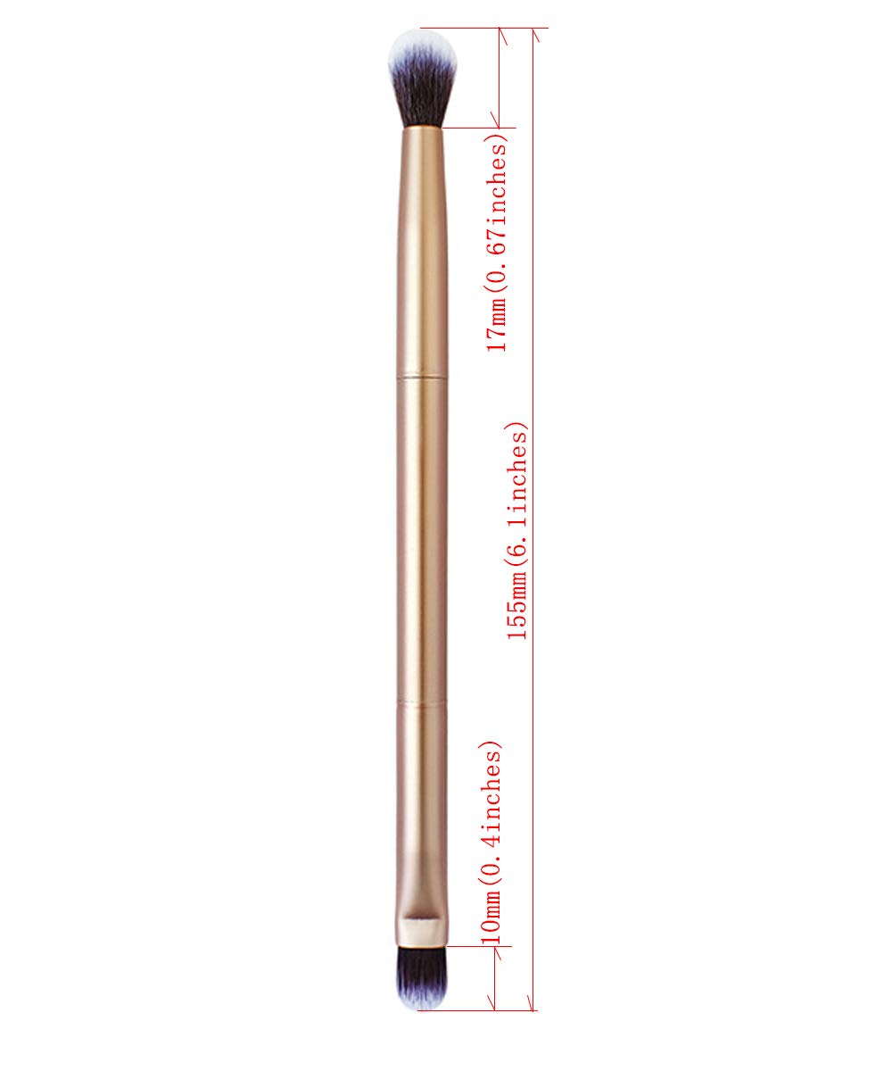 Vôsaidi Professional Shader Eyeshadow Brush Makeup Brush Dual Sides Eyeshadow Applicator Soft Makeup Eye Brushes for Eye shadow Eyeliner applicator