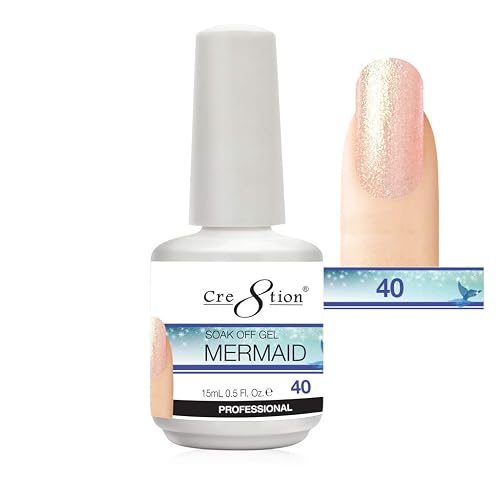 Cre8tion - Mermaid Collection Soak Off Gel 15mL | MM40 Beauty & Personal Care Cre8tion