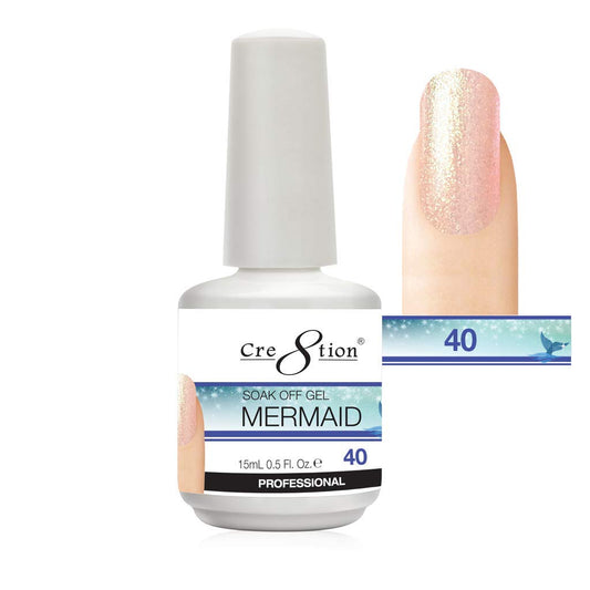 Cre8tion - Mermaid Collection Soak Off Gel 15mL | MM40 Beauty & Personal Care Cre8tion