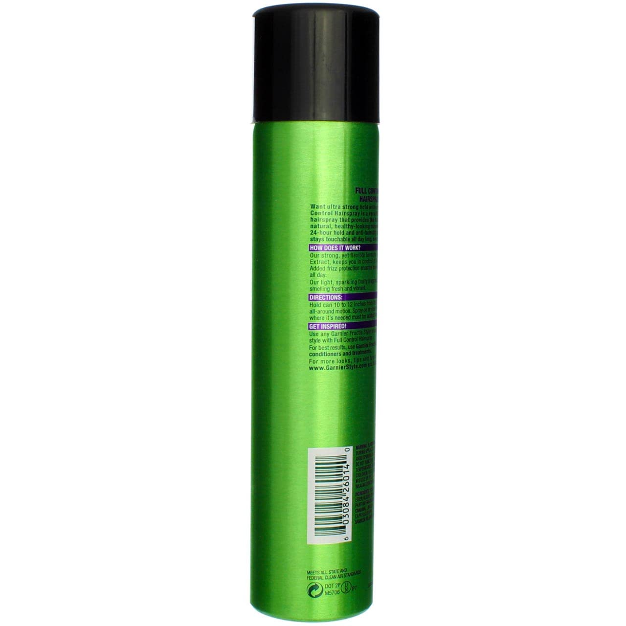 Garnier Fructis Style Full Control Anti-Humidity Hairspray, Ultra Strong Hold 8.25 oz (Pack of 6)