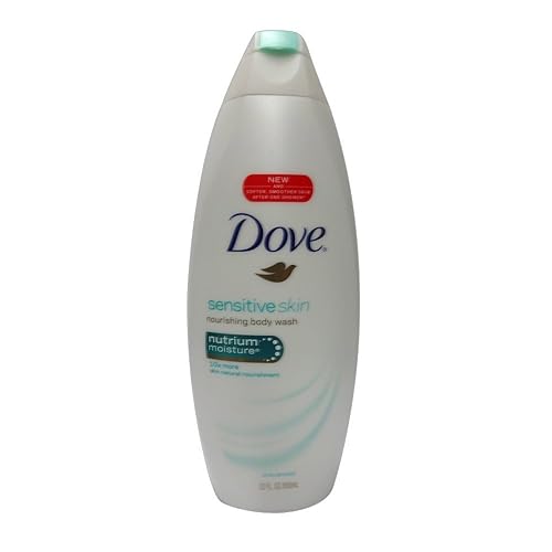 Dove Sensitive Skin Nourishing Body Wash, Unscented 22 oz