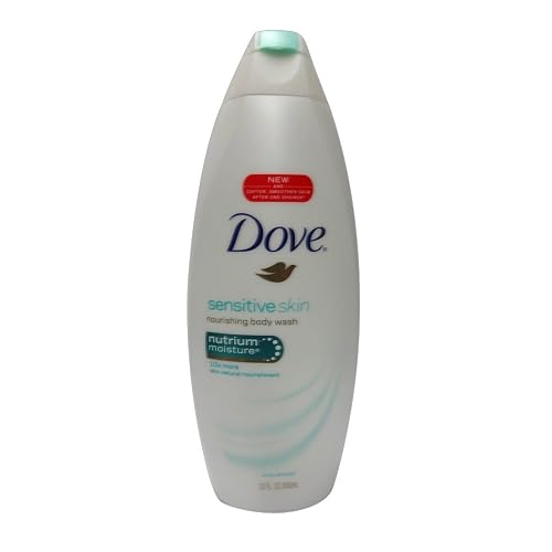 Dove Body Wash 22 Ounce Sensitive Skin Unscented (650ml) (6 Pack)