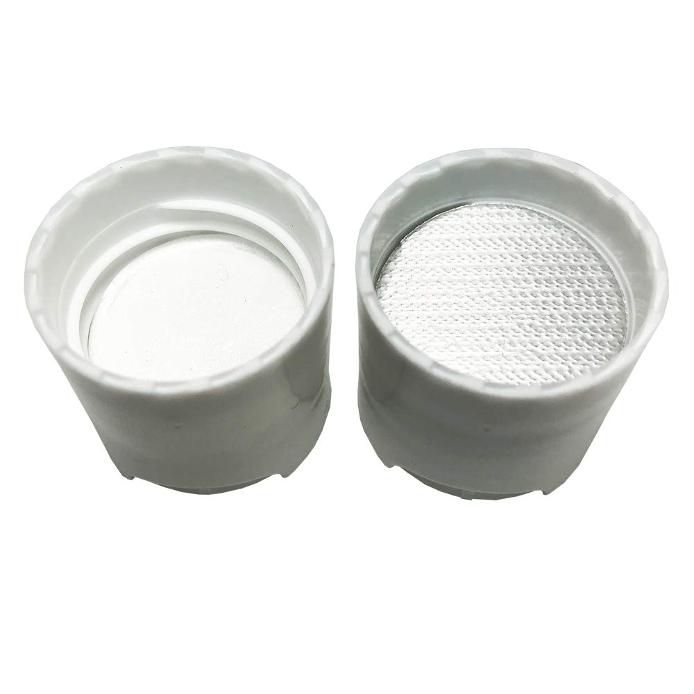 PKnGO Pressure Sensitive Foil Seal 24 mm (25 PCS) - PS Safety Seals for Freshness and Leak Prevention - Made in USA for Food Medicine and Cosmetic
