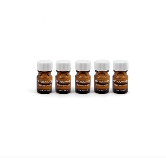BIO JOUVANCE PARIS - Stem Cell Tenser (Non Frozen) 5 Pack 4.5ml - Collagen Synthesis with Stem Cells Extracted from Plants - Facial Skin Care