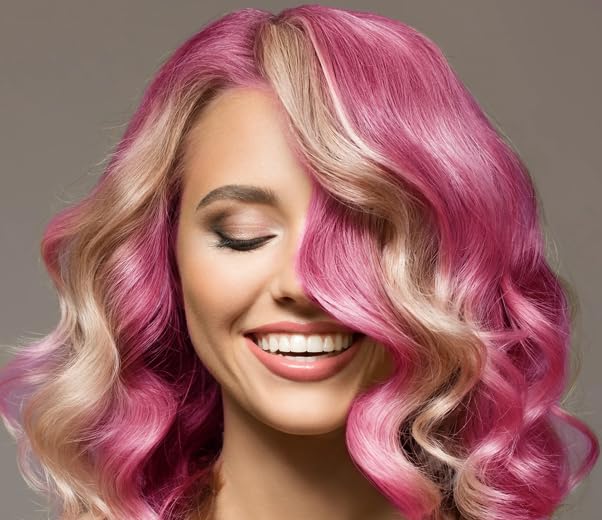 Goodmark Temporary Hair Color Spray - Neon Pink, Washable Halloween Hair Dye Spray, 3 oz Can (Pink)