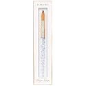 Kiara Sky Kolinsky Acrylic Nail Brush #18 - Pure Kolinsky Sable Hair, Iridescent Crystal Handle, Acetone Resistant, for Acrylic Application Beauty & Personal Care KIARA SKY