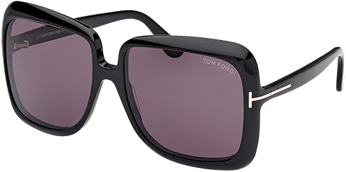 Tom Ford LORELAI FT1156 Black/Smoke Violet 59/16/135 women Sunglasses