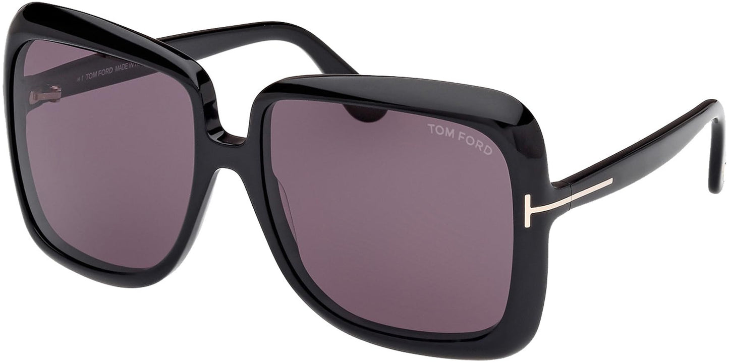 Tom Ford LORELAI FT1156 Black/Smoke Violet 59/16/135 women Sunglasses