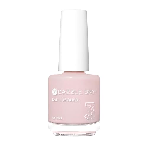 Dazzle Dry Nail Lacquer (Step 3) - Mind Your Mani - A pale, barely there nude with pink undertones. Sheer cream. (0.5 fl oz)