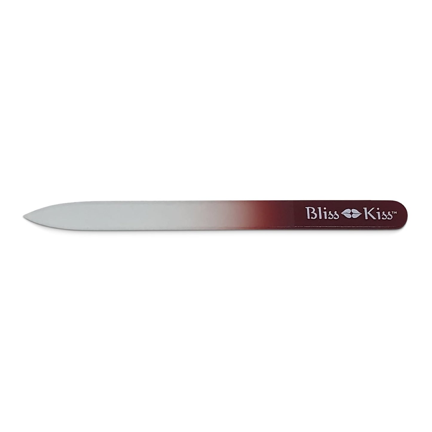 Bliss Kiss Simply Crystal Nail File - Large - Czech Glass - with case and Sleeve