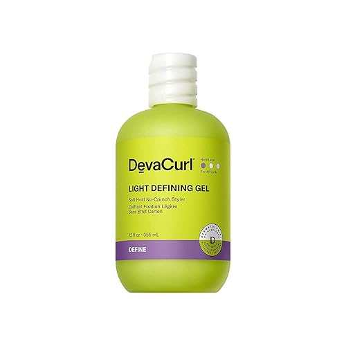 DevaCurl Light Defining Gel Soft Hold Non-Crunch Styler, Bright Breeze, 12 fl. oz