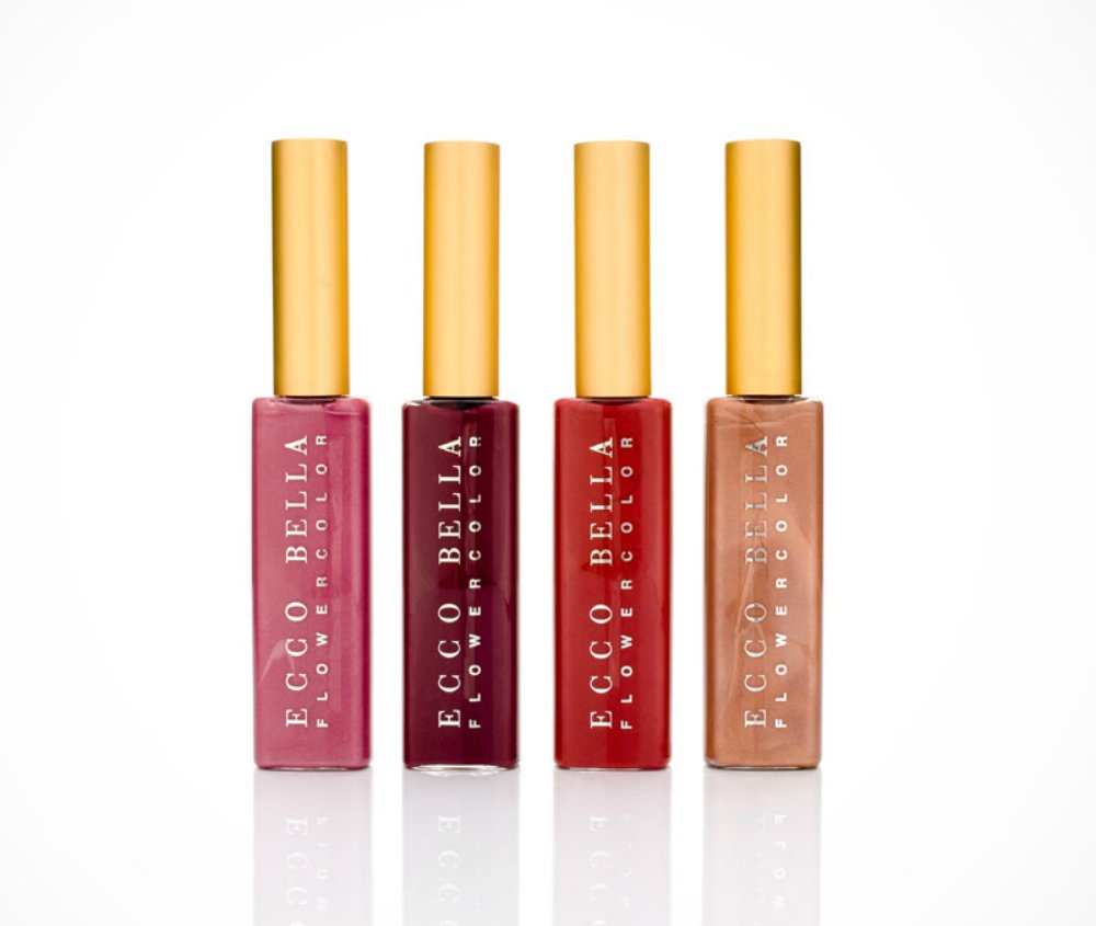 Ecco Bella Natural Lip Gloss - Good For You Gloss - Non-Sticky Lip Shine, Glossy Lips, Long Lasting Lip Gloss - Clean & Hydrating Makeup - Healthy