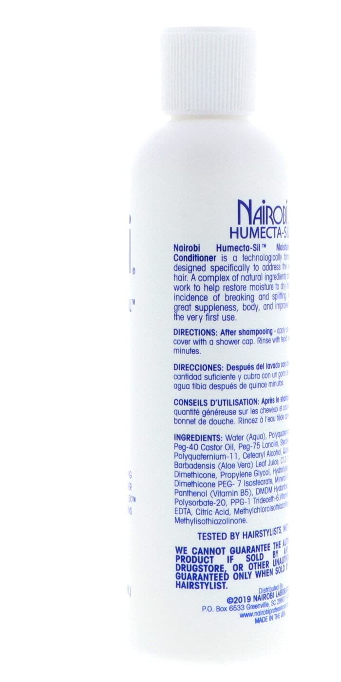 Nairobi Humecta-Sil Moisture Replenishing Unisex Conditioner, 8 Ounce