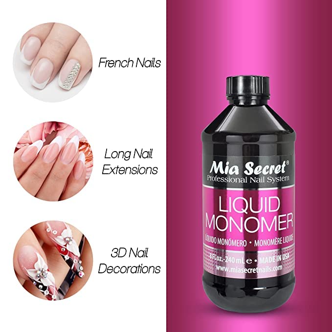 Liquid Monomer 4 Oz Beauty & Personal Care Mia Secret