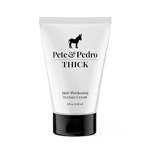 Pete & Pedro THICK Hair Cream - Light-Holding, Thickening & Texture Styling Cream | For Fine, Thin, & Thinning Hair, Men & Women | Adds Thickness