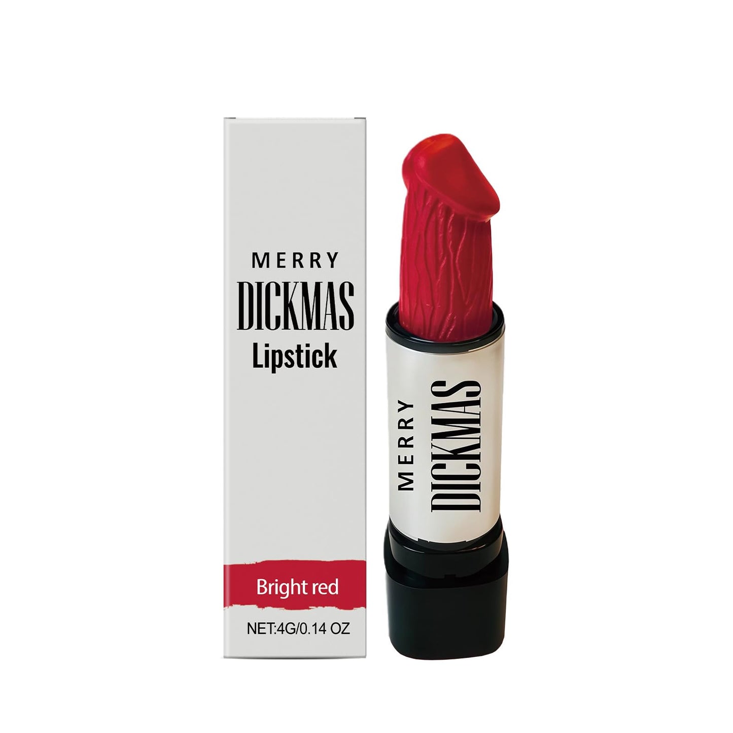 Creative Women Funny Lipstick - Mushroom Naughty Gag Stocking Stuffer Idea for White Elephant & Secret Santa Stocking, for Holiday Party, Birthday &