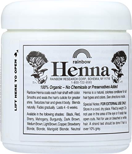 Rainbow Research Henna Hair Color and Conditioner Persian Mahogany Medium Auburn, 4 Ounce