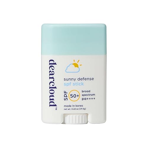 dearcloud Sunny Defense Sunscreen Stick SPF 50+ PA++++ - Korean Sunscreen for Face & Travel Size (.68 oz)