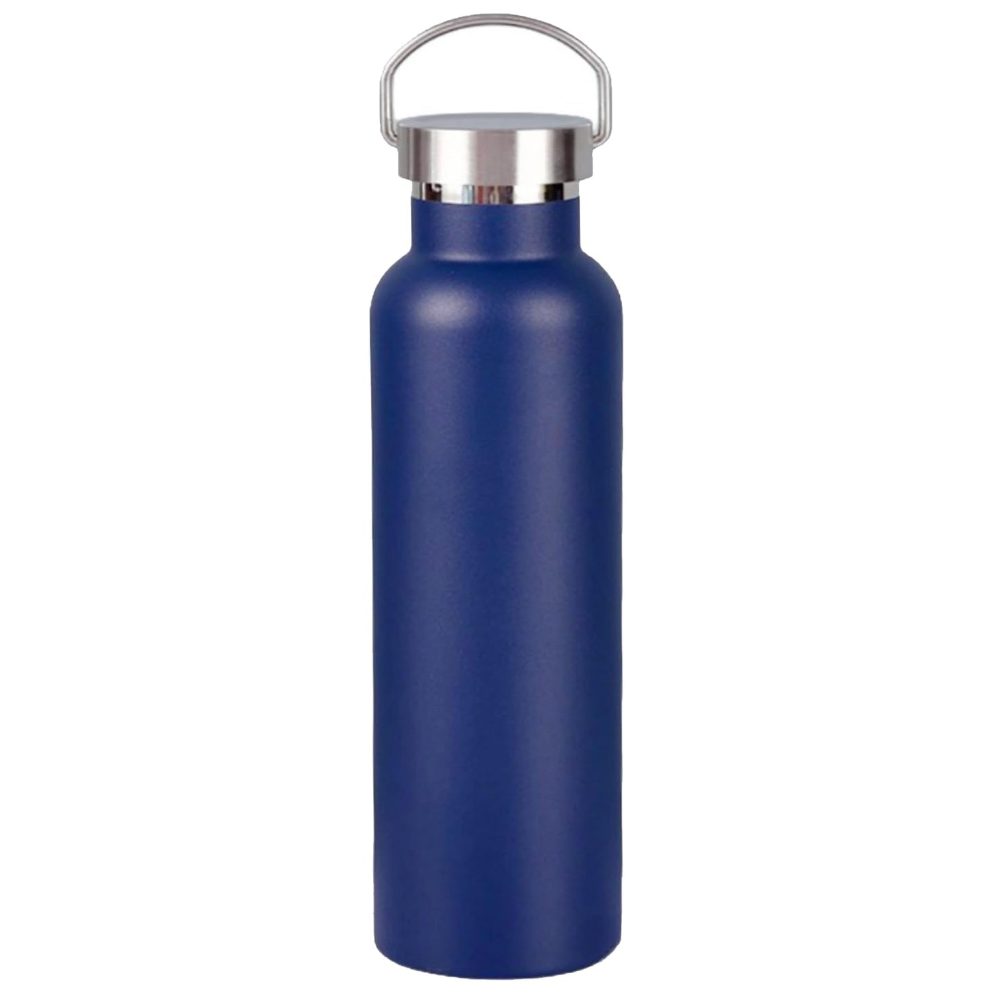 Gteller Double Walled Stainless Steel Vacuum Insulated Sports Water Bottle with Portable Stainless Lid, Wide Mouth（Blue 25oz）