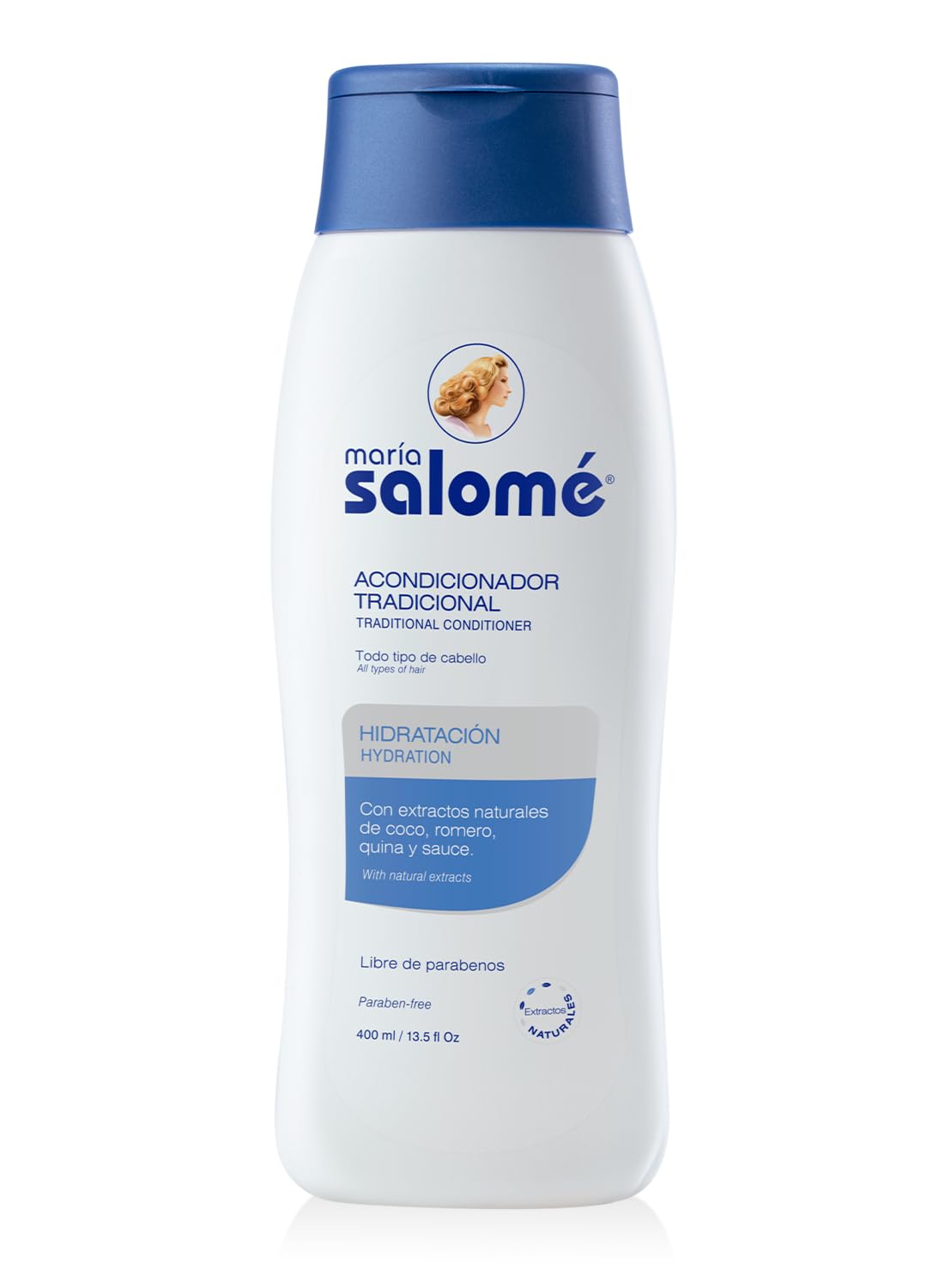 Maria Salome Acondicionador Hidratabte con Extractos Naturales Moisturizing 400ml