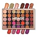 Profusion Cosmetics Mirage 35 Shade Eyeshadow Palette - Ultra-Pigmented Powder in Bright, Vibrant Colors for Stunning Eye Looks, Skin-Friendly, Vegan…