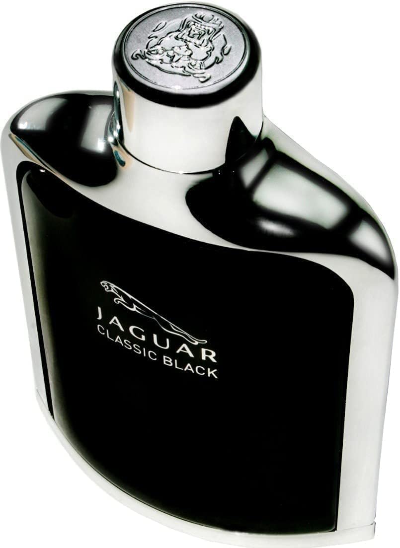 Jaguar Classic Black Eau De Toilette Spray 3.4 Oz/ 100 Ml for Men By 3.4 Fl Oz