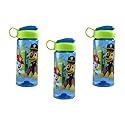 Zak Designs [3-Pack Paw Patrol 16.5oz Kids Sullivan Sports Water Bottle, BPA-Free