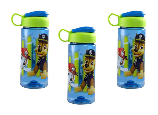 Zak Designs [3-Pack Paw Patrol 16.5oz Kids Sullivan Sports Water Bottle, BPA-Free